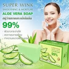 Aloe vera soap super wink smoothing _ moisture 99 _